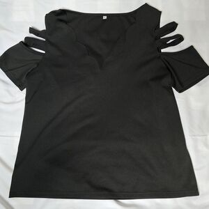 Elegant Black Women's Top
